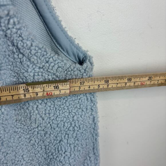 Under Armour Teddy Fleece Vest Baby Blue Full Zip Women’s S Gorpcore - Picture 6 of 7